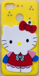 Cute Mirror Kitty for Girls Back Case Cover for Xiaomi Redmi 6 - AHMK005400010MKR6C