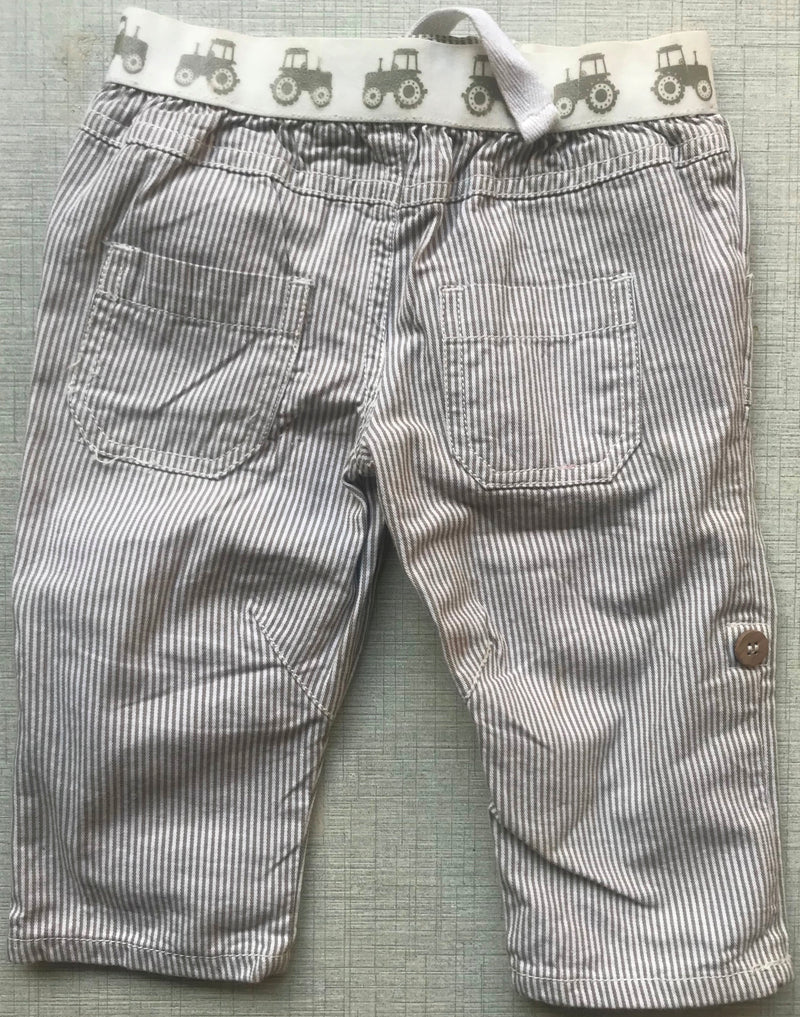 Baby White & Olive Pants/Shorts - NT00001WOCPVL