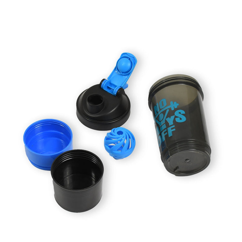 1774 Protein Shaker Bottle|Gym|Water Bottle with 2 Storage Compartment|BPA Free| 500ml 