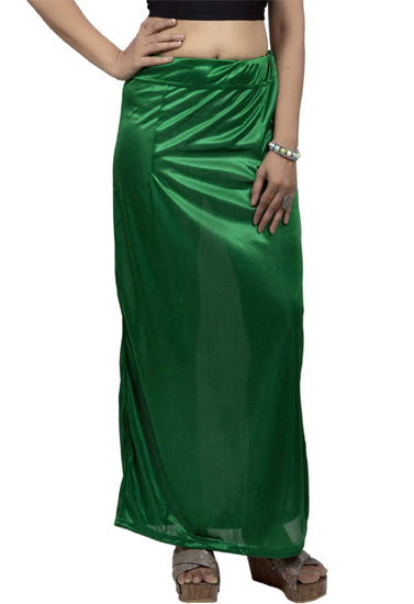 Indian Saree Shining Solid areas for silk Slips Skirt For Her.
