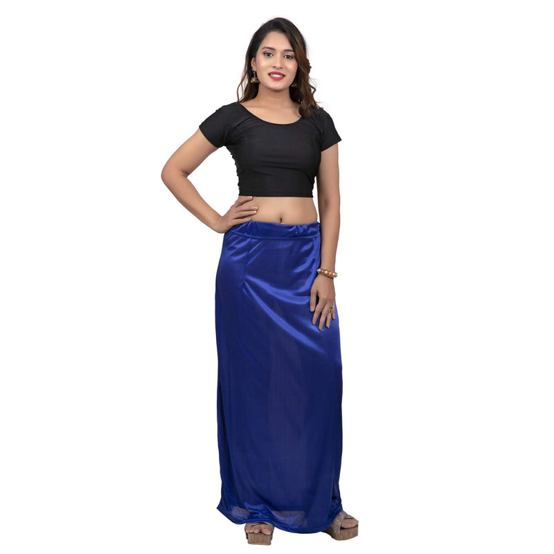 Indian Saree's Petticoat for Women Silk Satin Underskirt Solid Inner Wear