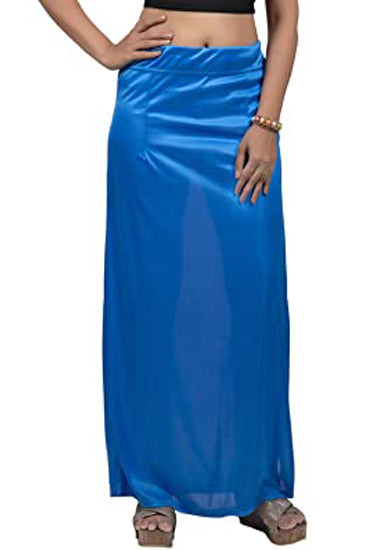 Ladies' Silk Saree Blue Petticoat