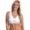 Ladies White Zip Front Sports JOGBRA