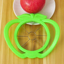 2457 Plastic Apple Cutter Slicer with 8 Blades and Handle - 