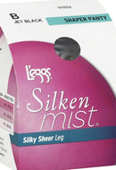 L'eggs silken mist black mist control top sheer toe
