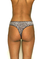 Leopard Print Thong Panty