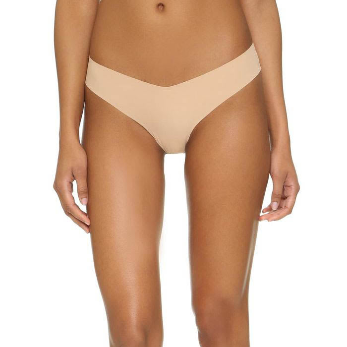 "Cute" Seamless Skin Color Women's thong Beige Panty