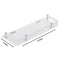 3107 Acrylic Wall Mount Shelf Rack Kitchen and Bathroom Accessories (15X5-inch) - Opencho