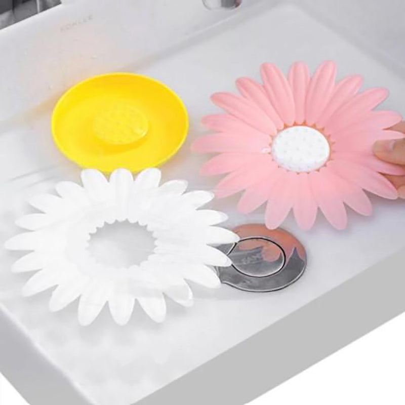 4684 Flower Shape Portable Soap Dish Holder Soap Case ( 3 Pc )