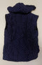 Girl's Blue Hood Jacket With Small White Stars  -  RMKJ002200001BS-1