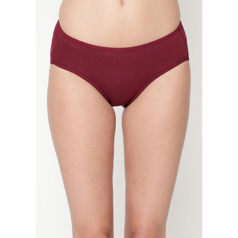 Comfy  Snazzy Way Women's Best Fitting Plus Size Maroon Cotton Panties(Pkt of 2)