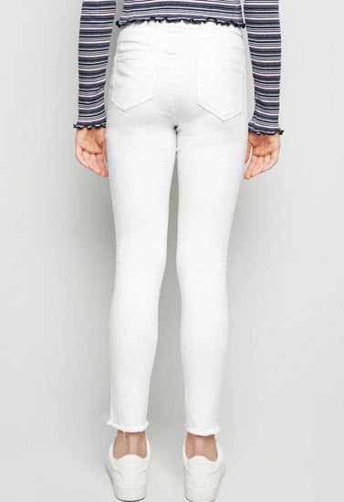 Regular Fit White Jeans