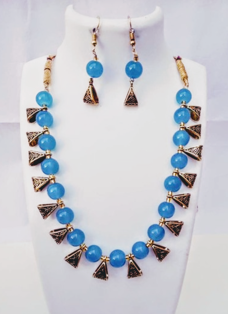Sky Blue Women Necklace - WB00026