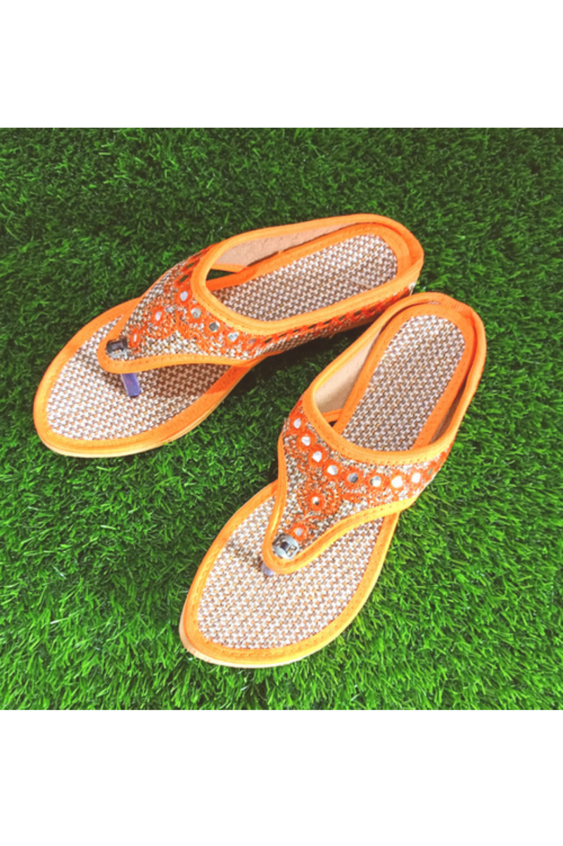 Orange Slippers - SK000077B3