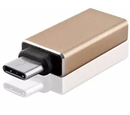 2 nos. Micro USB Metal OTG Type C , Golden + Silver Metallic Color | A pack of 2
