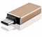 Micro USB Metal OTG Type C Connector , Golden Metallic Color