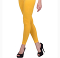 BK Cotton Lycra Legging BK00021MCLSQ | Yellow | Solid Color | High elasticity comfortable Ankle Length |Size 30 to 40