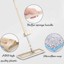 4623  360° Flexible Head Mop Hands-Free Microfiber Flat Spin Mop