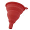 0828 Flexible Silicone Foldable Kitchen Funnel for Liquid/Powder Transfer Hopper Food (Small)