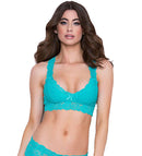 "Very " Turquoise Racer back Bridal  Bra