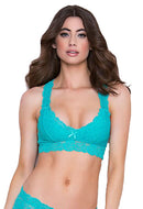 "Very " Turquoise Racer back Bridal  Bra