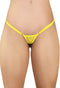 Tazziedevils Yellow Eco Friendly Erotic String Panty