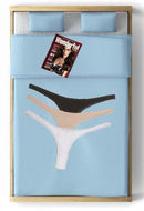 Tex Women Smooth Cotton Thong Panties Pack Of 3