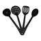 2435 Premium Spatula Set Heat Resistant, 4Pcs Non-Stick Spatulas - 