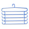 0221 -5 Layer Plastic Hangers (Multicolour, 1 pc)