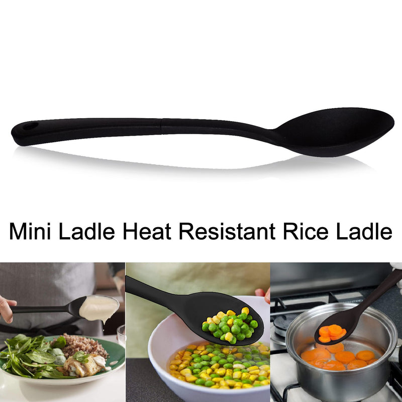 2439 Premium Solid Mini Ladle Heat Resistant Rice Ladle