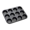 7057 Non-Stick Carbon Steel 12-Cup Muffin Pan Midi Shape Muffins, Cupcake Mold