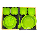 2329 Stain resistant Flora Pudding set for Kitchen  (Set of 7) - 