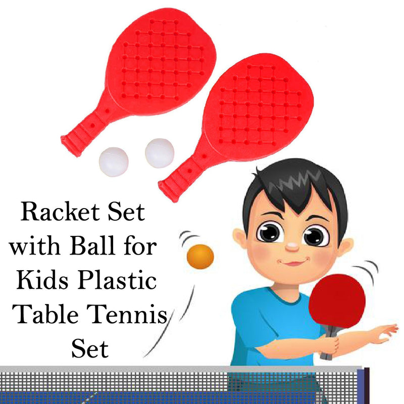 4628 Racket Set with Ball for Kids Plastic Table Tennis Set for Kids