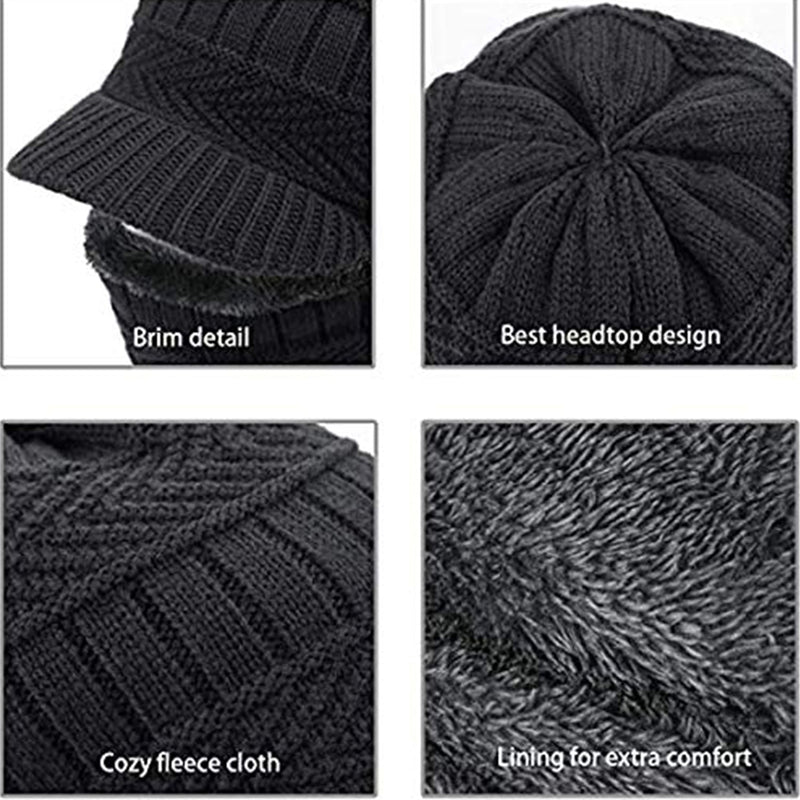 6066A Woolen Windproof Multi Functional Winter Face Mask, Neck Warmer