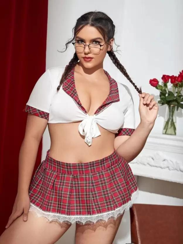 Schoolgirl Sweetheart role play Costume Set