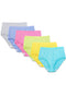 Westren Beauty Multi Colors Plus Size 6-Pack Panties+ 1 Free Bra