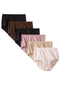 Westren Beauty Organic Cotton Plus Size 6-Pack Panties