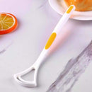 1235 New Hot Away Hand Scraper Fashion Tongue Cleaner Brush with Silica Handle