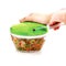 2288 Large Vegetable Chopper with 3 Blades (Multicolour) (500 ml) - 