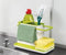2155 Plastic 3-in-1 Stand for Kitchen Sink Organizer Dispenser for Dishwasher Liquid - 