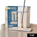1142 Scratch Cleaning Mop with 2 in 1 Self Clean Wash Dry Hands Free Flat Mop - 