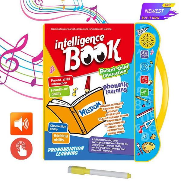 4603 Musical Learning Study Book with Numbers, Letters - 