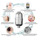 1671 Hard Water Filter with Multi Function Overhead Shower, Chrome Finish