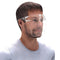 1701 Multipurpose Clear Face Shield Reusable Anti-fog Anti-Scratch Protective Fashion Wear for Men - Opencho
