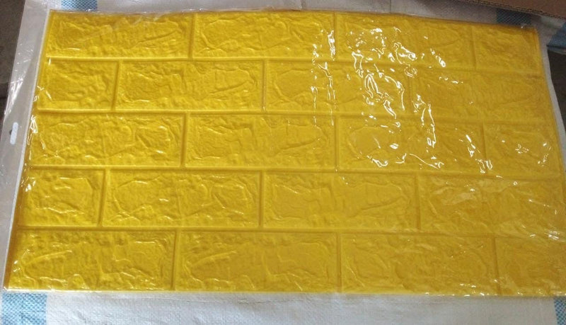 7453 Dark Yellow 3D Wall Decor used for wall decoration and maintaining purposes in all kinds of places like household and official etc. freeshipping yourbrand
