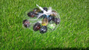 4013 Glass Gem Stone, Flat Round Marbles Pebbles for Vase Fillers, Attractive pebbles for Aquarium Fish Tank. 