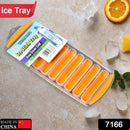 7166 Water Bottle Long Stick Ice Cube Trays with Easy Push Pop Out Narrow Ice Stick Cubes Assorted Color Silicone Bottom Ice Stick Tray 