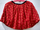 Red Beautiful Skirt With Golden Small Circle 10-12 Y - RMFS005000001RGCK