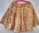 Women Yellow Base With Blue And Orange Cherries Skirt - RMFS005100002SWRYC1