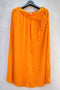 Women Imported Long Orange Skirt With Pocket - RMFS005100001OLSWP